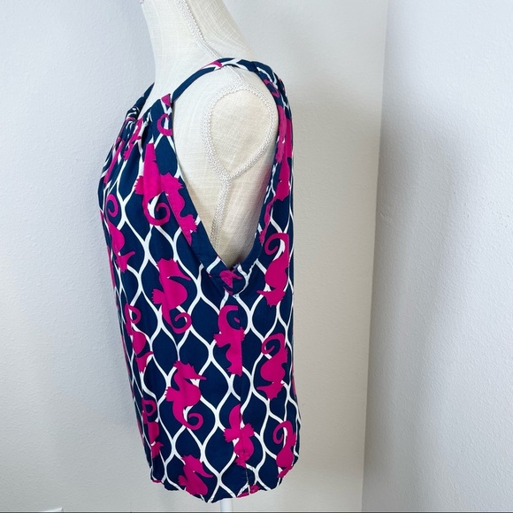 Escapada Sea Horse Tropical Tank Top Sz XS - Picture 3 of 9